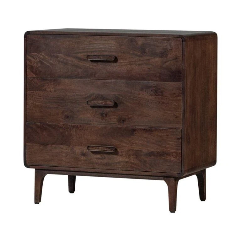 Liya Ladekast mangohout donkerbruin 90cm