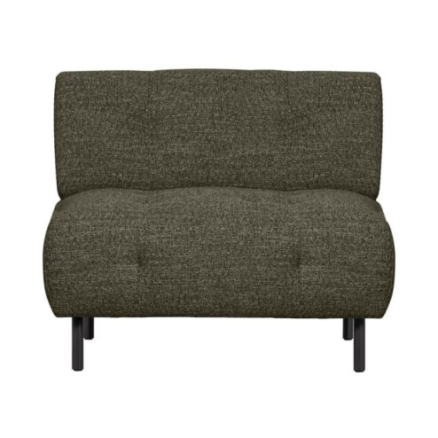 Lloyd Fauteuil grof geweven groen melange