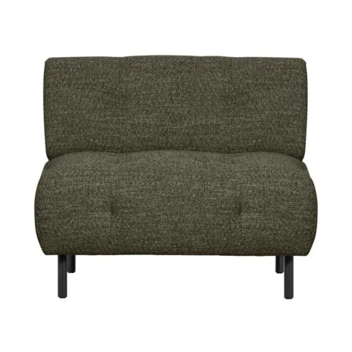 Lloyd Fauteuil grof geweven groen melange