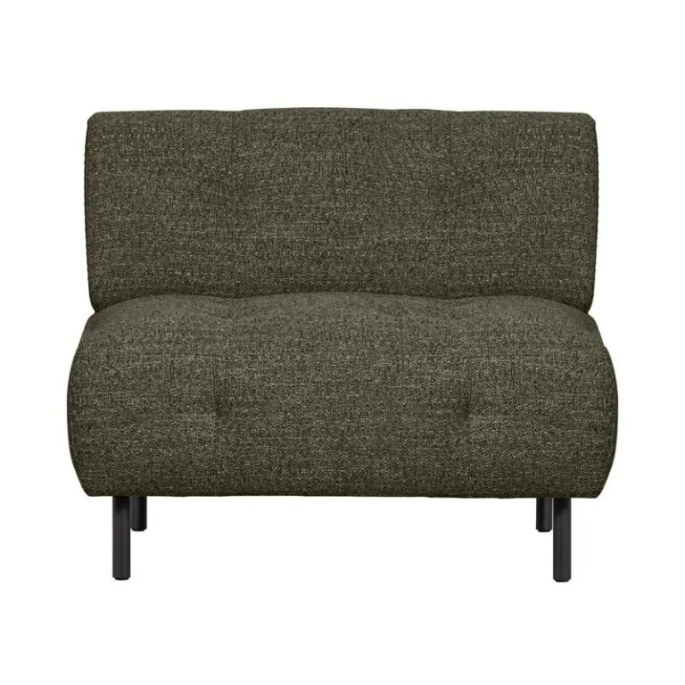 Lloyd Fauteuil grof geweven groen melange