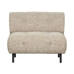 Lloyd Fauteuil grof geweven naturel melange
