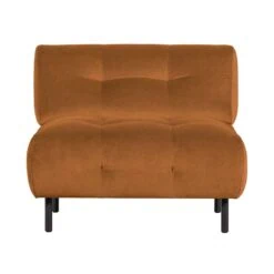 Lloyd Fauteuil velvet kaneel