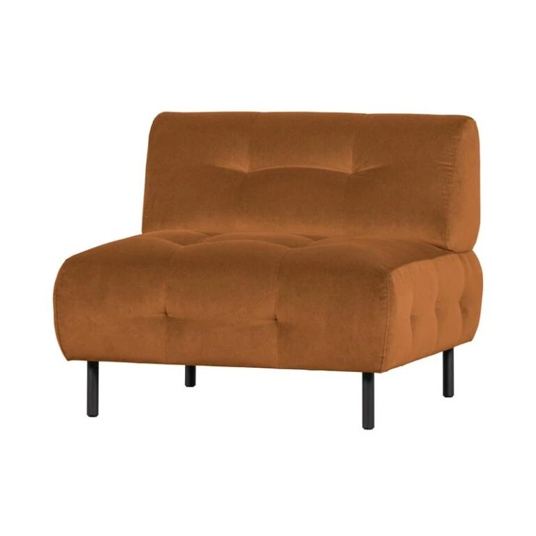 Lloyd Fauteuil velvet kaneel