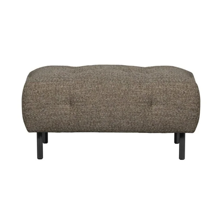 Lloyd Hocker grof geweven donkerbruin melange