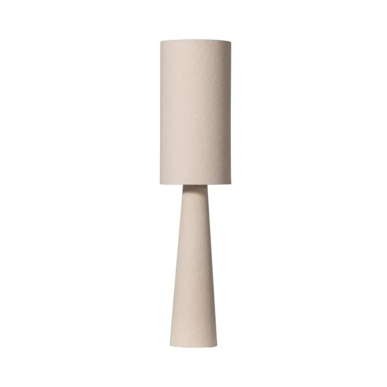 Loft 2-lichts Vloerlamp metaal/bouclé naturel