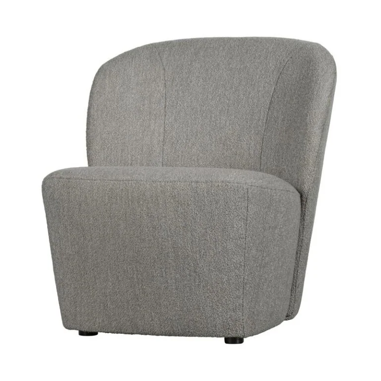 Lofty Fauteuil bouclé grijs