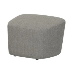 Lofty Hocker bouclé grijs