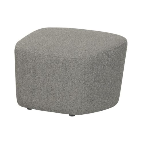 Lofty Hocker bouclé grijs