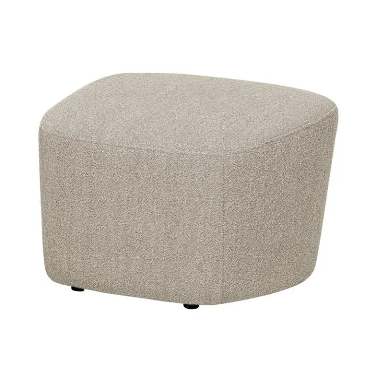 Lofty Hocker bouclé naturel