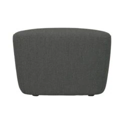 Lofty Hocker bouclé staalgrijs