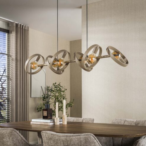 Octavia 6-lichts Hanglamp Beige