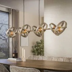 Octavia 8-lichts Hanglamp Beige