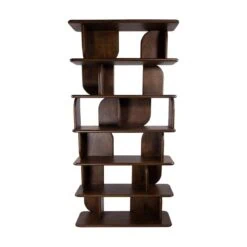 Sorano Boekenkast mangohout Walnoot 90 cm