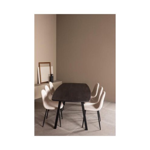 Tafel poot A-vorm metaal zwart