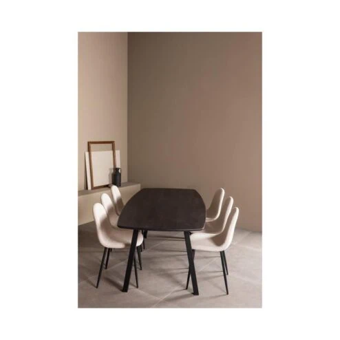 Tafel poot A-vorm metaal zwart