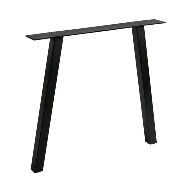 Tafel poot A-vorm metaal zwart
