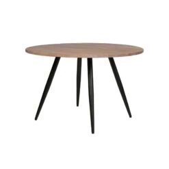 Tafel poot conisch metaal zwart (2-standen)