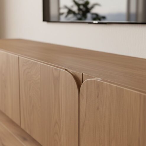 Elin tv meubel zwevend naturel