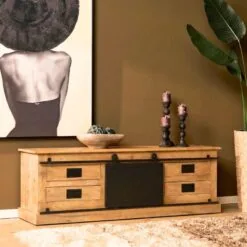 Tv meubel Trenso Mangohout 155cm (1)