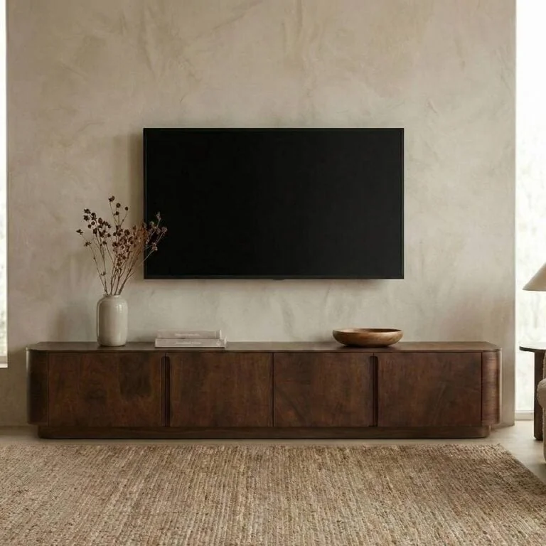 Tv meubel Yama walnoot staand | 195cm