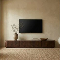 Tv meubel Yama walnoot staand | 235cm