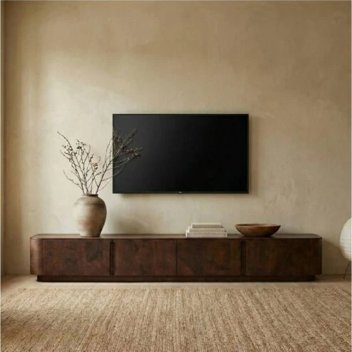 Tv meubel Yama walnoot staand | 235cm