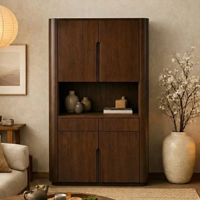 Vakkenkast Sora walnoot | 120cm