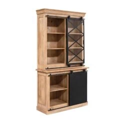 Vitrinekast Trenso Mangohout 120 cm