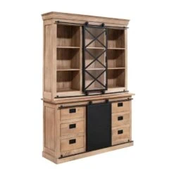 Vitrinekast Trenso Mangohout 160 cm