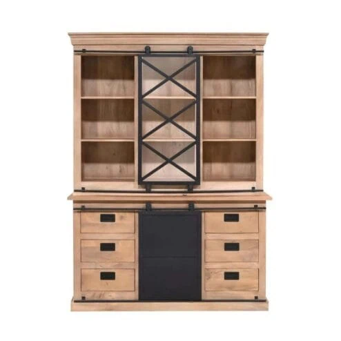 Vitrinekast Trenso Mangohout 160 cm