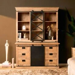 Vitrinekast Trenso Mangohout 160 cm