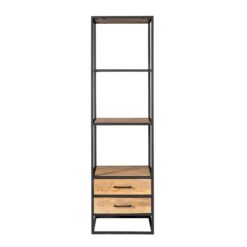 Alaska Boekenkast Met lades Mangohout 55cm