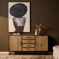 Alaska Dressoir Mangohout 165cm