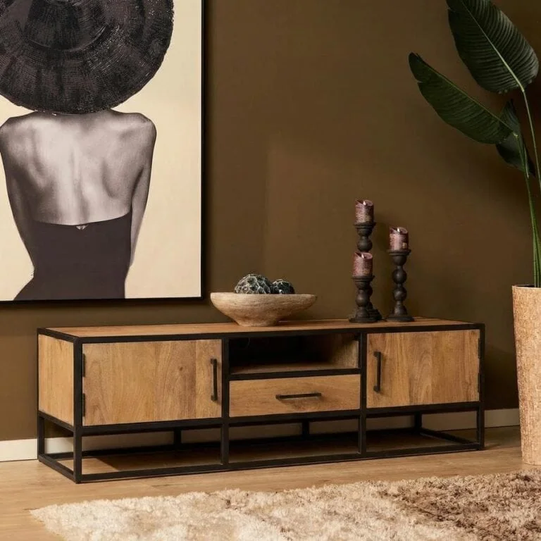 Alaska Tv meubel Mangohout 180cm