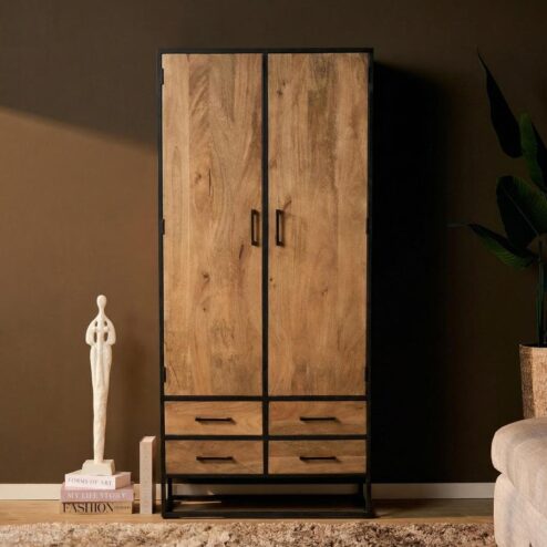 Alaska Wandkast Mangohout 90cm