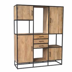 Alaska XXL Vakkenkast Mangohout 160cm