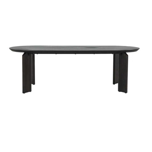 Allure Eettafel ovaal donkerbruin 220cm