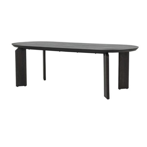 Allure Eettafel ovaal donkerbruin 220cm