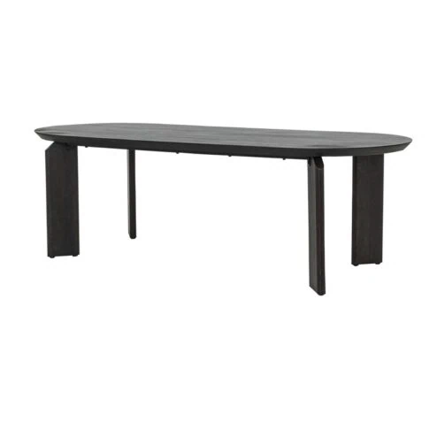Allure Eettafel ovaal donkerbruin 220cm