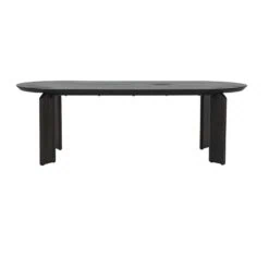 Allure Eettafel ovaal donkerbruin 240cm