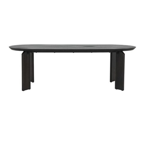 Allure Eettafel ovaal donkerbruin 240cm