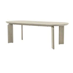Allure Eettafel ovaal white wash 240cm