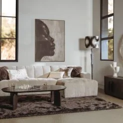 Allure Salontafel ovaal donkerbruin 140cm