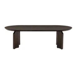 Allure Salontafel ovaal donkerbruin 140cm