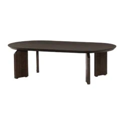 Allure Salontafel ovaal donkerbruin 140cm