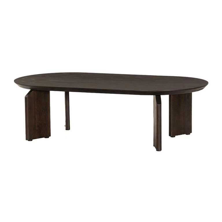 Allure Salontafel ovaal donkerbruin 140cm