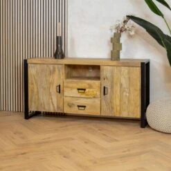 Britt Dressoir 2 deuren 2 lades Mangohout 160cm