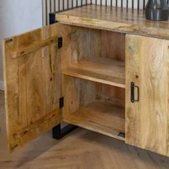 Britt Dressoir 3 deuren 3 lades Mangohout 200cm