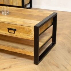 Britt Salontafel 4 lades Mangohout 115cm