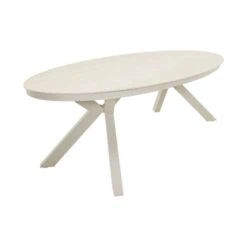 Davos Tuintafel Ovaal beige 220cm